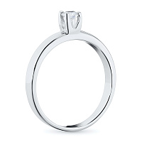 화이트 골드 다이아몬드 반지 - изображение 4