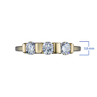 화이트 골드 다이아몬드 반지 - изображение 3