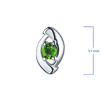 은 스터드 귀걸이 - изображение 2