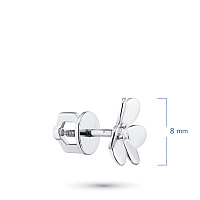 은 스터드 귀걸이 - изображение 2