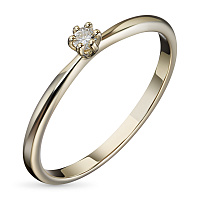 화이트 골드 다이아몬드 반지 - изображение 1