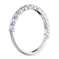 화이트 골드 다이아몬드 반지 - изображение 4