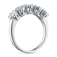 화이트 골드 다이아몬드 반지 - изображение 4