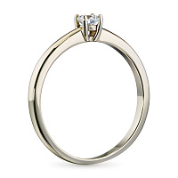 화이트 골드 다이아몬드 반지 - изображение 4