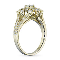 화이트 골드 다이아몬드 반지 - изображение 4