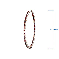 레드 골드 귀걸이 - изображение 3