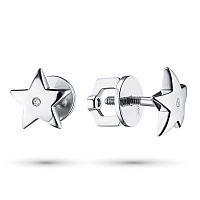 은 스터드 귀걸이 - изображение 1