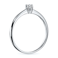 화이트 골드 다이아몬드 반지 - изображение 4