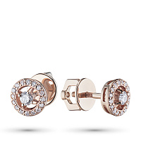 레드 골드 스터드 귀걸이 - изображение 1