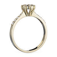 화이트 골드 다이아몬드 반지 - изображение 4