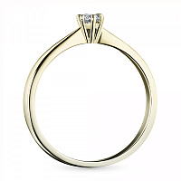 화이트 골드 다이아몬드 반지 - изображение 4