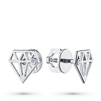 은 스터드 귀걸이 - изображение 1