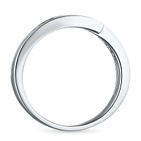 화이트 골드 다이아몬드 반지 - изображение 4