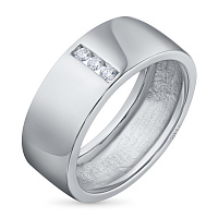 화이트 골드 다이아몬드 반지 - изображение 1