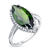 화이트 골드 다이아몬드 반지 - изображение 1