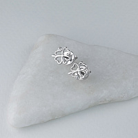 은 스터드 귀걸이 - изображение 4