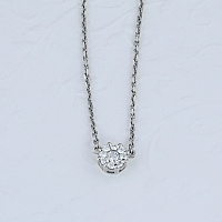 화이트 골드 다이아몬드 반지 - изображение 4