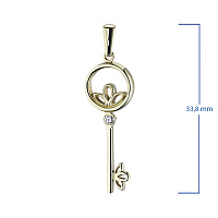 다이아몬드  펜던트 - изображение 3