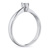 화이트 골드 다이아몬드 반지 - изображение 4