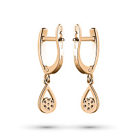 레드 골드 귀걸이 - изображение 4