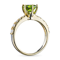 화이트 골드 다이아몬드 반지 - изображение 4