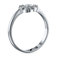 화이트 골드 다이아몬드 반지 - изображение 4