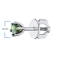 은 스터드 귀걸이 - изображение 2