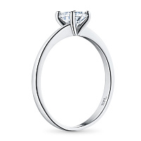 화이트 골드 다이아몬드 반지 - изображение 4