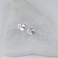 은 스터드 귀걸이 - изображение 4