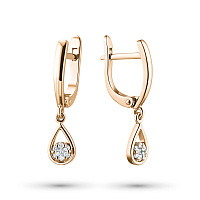 레드 골드 귀걸이 - изображение 1