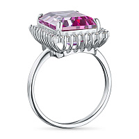 화이트 골드 다이아몬드 반지 - изображение 4