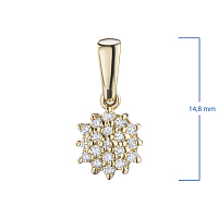 다이아몬드  펜던트 - изображение 3